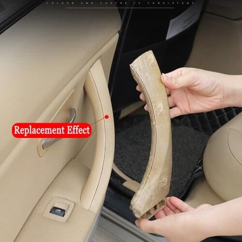 For BMW E90 E91 E93 3 Series 2004-2012 Car Interior Inner Door Handle Panel Sedan Pull Trim Cover Auto Styling Accessories