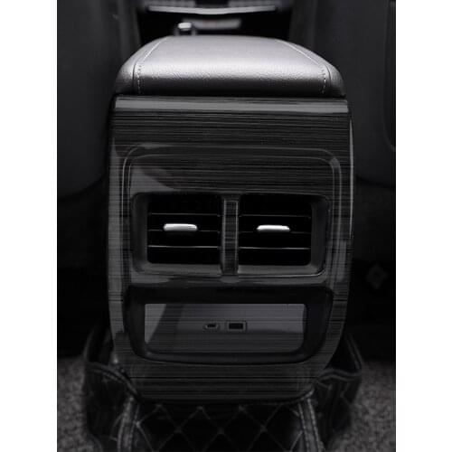 Stainless Steel Centr Armrest Rear Back Anti-Kick Protective Pad Cover For Cadillac XT4 AAA478