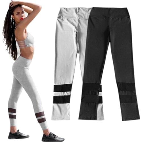 2020 Women Leggings Sexy Yoga Pants Push Up Fitness Gym Leggings Running Mesh Seamless Workout Pants Femme High Waist Mujer 8
