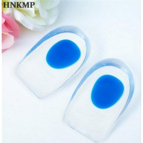 1pair pain relief Heel Cup For Plantar Calcaneal Achilles Silicone Gel insoles Massaging Heel Cushion Foot Care pads for shoes