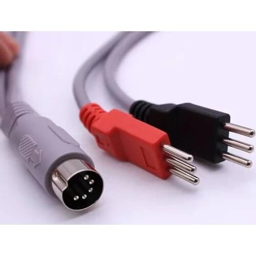 100pcs Electrode Heat Wires Digital Tens Electrodes Connector cables 2.5mm pin for EMS Tens Stimulation Therapy