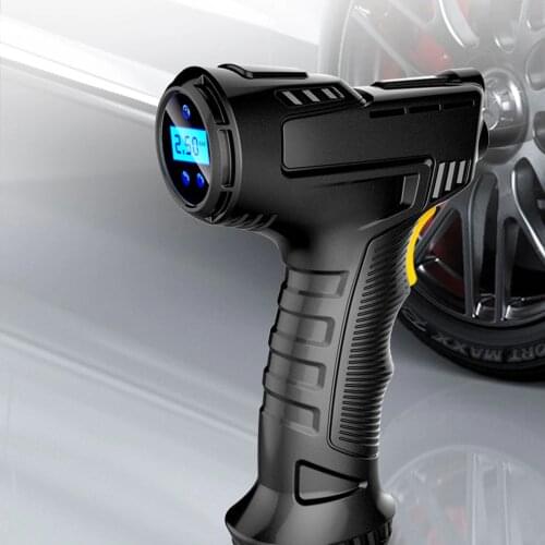 120W Portable Car Inflatable Pump Rechargeable Wireless Tire Inflator Digital Display Air Pump Compressor for Car Bicycle Balls