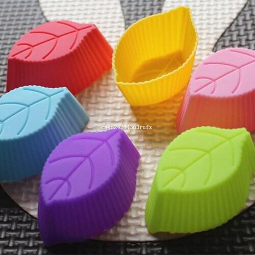 1200pcs Leaf Shaped Cake Mold Fondant Chocolate Cake Mold Food Grade Silicone Mold Cake Decoration