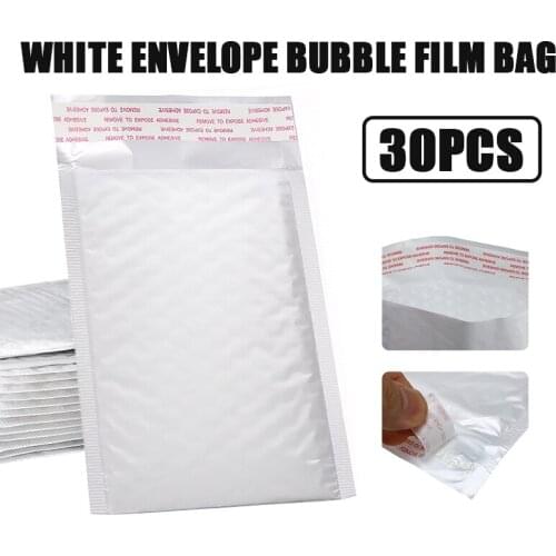 30 Pieces Of Different Specifications White Foam Envelope Bag Mailers Shipping Envelopes With Bubble Bag Shipping Packages Bag