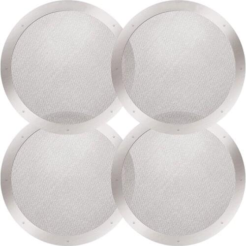 4-Pack Reusable Stainless Steel Filters for AeroPress Coffee Makers