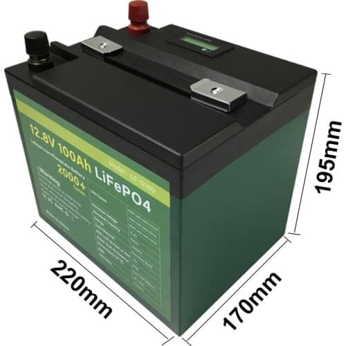 12V 100Ah Lifepo4 Baterias Autos A Solares Titanate Agriculture Sprayer Pump Iron Phosphate Car Charger Lto Lithium Ion Battery