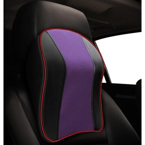 Memory Cotton foam Car Auto Headrest Neck Rest Seat Support for Head Pillow Travel Support Cushion Fabric Soft Chair safety