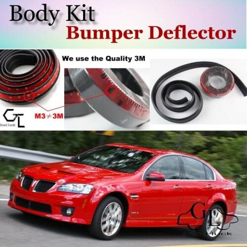 Bumper Lip Deflector Lips For Pontiac G6 G8 Front Spoiler Skirt For TopGear Friends to Car Tuning / Body Kit / Strip