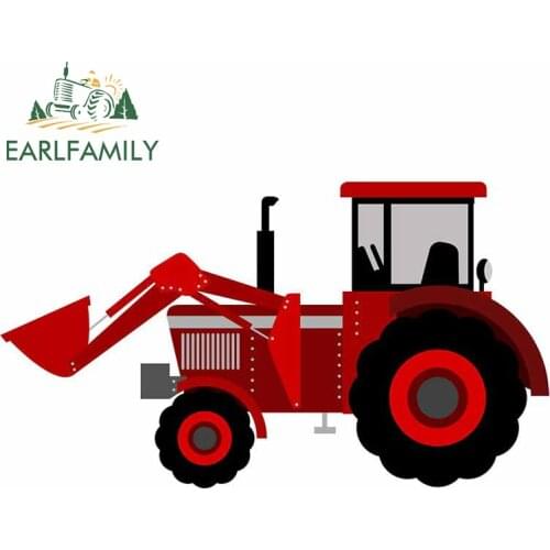 EARLFAMILY 13cm x 7.5cm for Tractor Fine Car Stickers Vinyl Material Decal Personality Creative Sticker Scratch-Proof Decor
