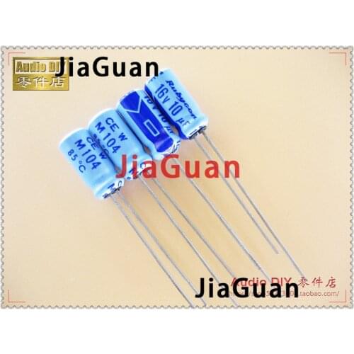 50PCS Rubycon TWSS (CEW) 10uF/16V 5x11mm electrolytic capacitor 16V10UF old sky blue 10UF 16V hot sale CE W