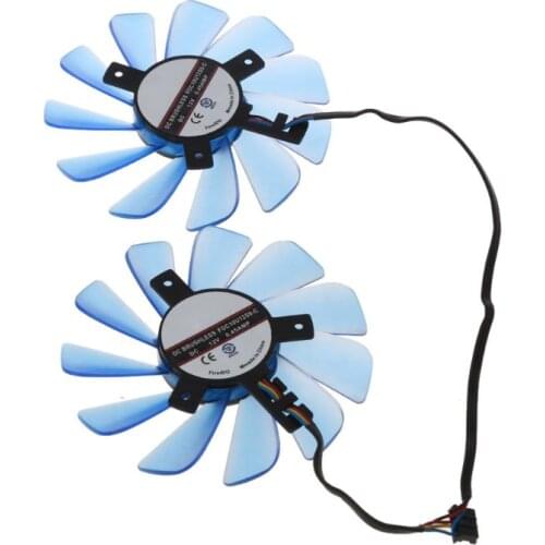 FDC10U12S9-C 85mm 12V 0.45A 4Wire 4Pin VGA Fan Replace Graphics Card Cooling Fan for HIS RX 470 RX474 RX570