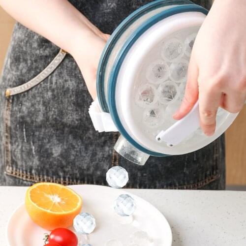 Ice Ball Mold 2In1 Ice Cube Maker Water Bottle Ice Ball Making Mould With Leakproof Cap For Bar Home Kitchen Ice Ball Make Tool