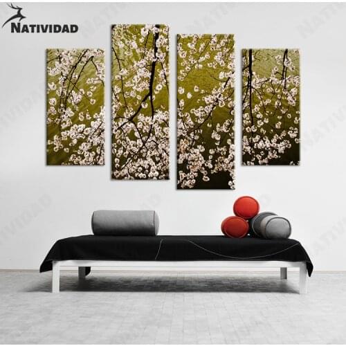 Pear Flower Plant Flower Print Poster Wall Painting Chinese Style Antique Living Room Bedroom Elegant Home Decor Canvas Painting