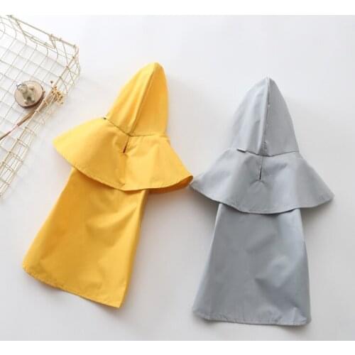 Raincoat For Dogs Waterproof Dog Coat Rain Jacket Outdoor Dog Raincoat Pet Clothes Poncho for Small Medium Dogs Yellow Grey XXL
