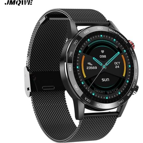 Fitness Smart Watch 360*360 HD Screenl IP68 Waterproof Heart Rate Monitor Blood Pressure 1.3 inch Full Touch Smartwatch VS L11