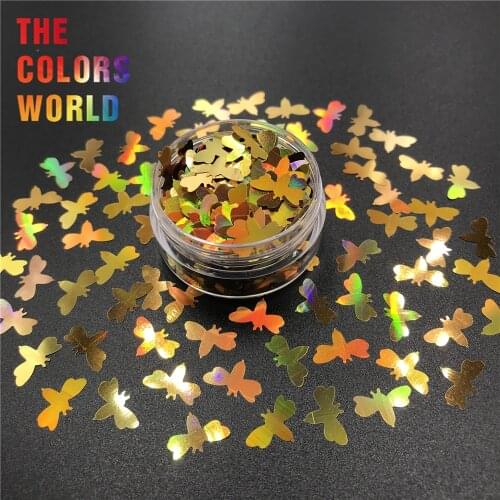 TCT-380 Bee 8*11MM Nail Glitter Nail Art Decoration Makeup Henna Tattoo Tumblers Crafts DIY Festival Accessories Party Suppliers