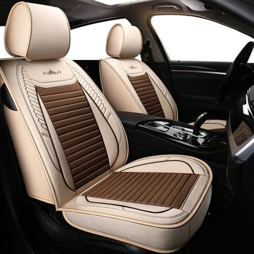 ZHOUSHENGLEE Universal Car seat covers For Hyundai all models ix25 ix35 i30 solaris elantra terracan accent azera lantra