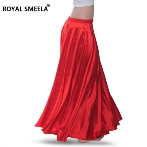 720 Degree Belly Dance Costumes Sexy Senior Satin Big Belly Dance Suit Women Belly Dancing Skirts Dance Dress 11 Colors B-6828