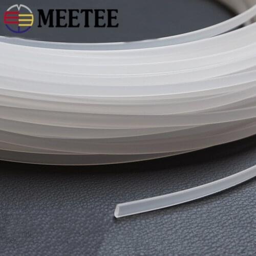 10Meters Clear Plastic Polyester Corset Ribbon Webbing Boning Bra Side Tape Wedding Dress Support Sewing Clothing DIY Accessory