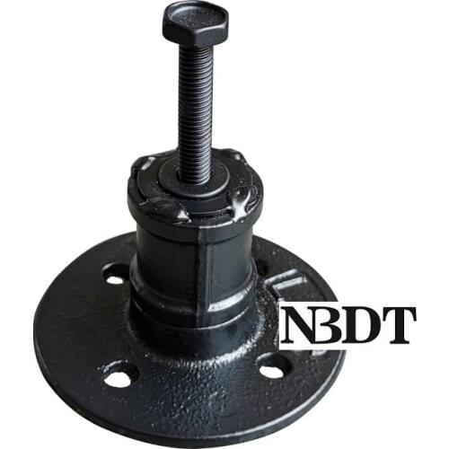 2Pcs Black 2-5CM Thick Adjustable Wooden Handrail Bracket Support Wall Mounted Retro Loft Style