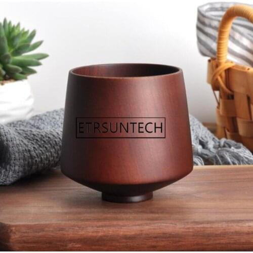 30pcs Wooden Tea Cup Japanese Style Jujube Wood Cup Beer Coffe Milk Cups Kitchen Office Drinkware