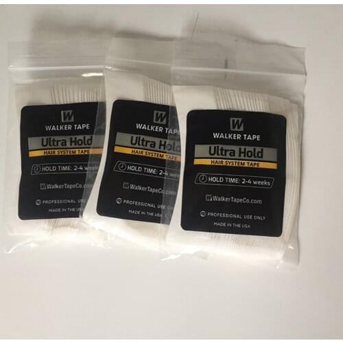 36pcs/lot 7.6cm*2.2cm Ultra Hold Hair Adhesives Tape Super Strips Double Side Adhesives For Tape Extension/Toupee/ Lace Wig