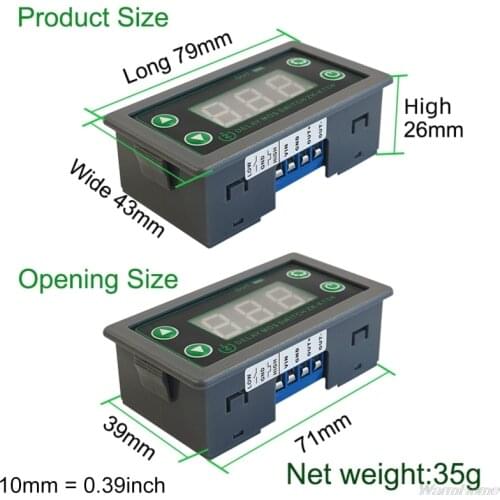 5V 12V 24V MOS Switch Trigger Cycle Time Delay Module Relay Control 5-30V 0.1s-999minutes Adjustable J07 21 Dropshipping