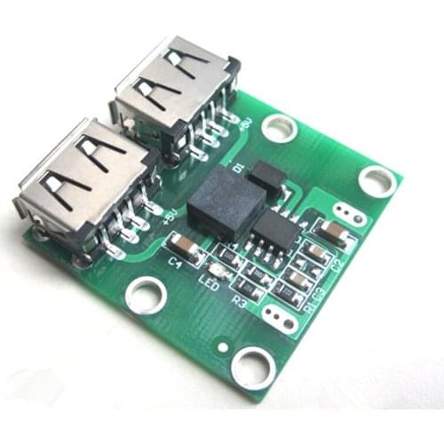 9V 12V 24V to 5V DC-DC Step Down Charger Power Module Dual USB Output Buck Voltage Board 3A Car Charge Charging Regulator 6-26V