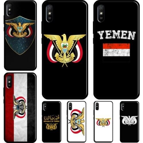 Yemen Flag Coat of Arms For Redmi Note 10 Pro Cover For Redmi Note 9 8 Pro 8T 7 9S Case For Redmi 9A 9T 9 9C 8A 7A