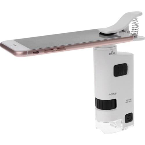 Digital Microscope USB Microscopio 80-120X LED Cell Phone Clip-type Cellphone Microscope Magnifier with LED Lamp Magnifiers