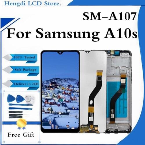For Samsung Galaxy A10s LCD Digitizer A107/DS A107F A107FD A107M Display Touch Screen Digitizer Assembly For Samsung A10S LCD