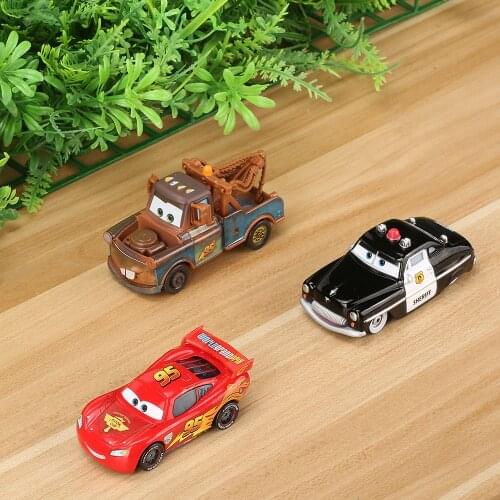 Disney Pixar Cars 2 3 Lightning McQueen Mater 1:55 Diecast Metal Figure Model Jackson Storm Educational Toys For Children Boys