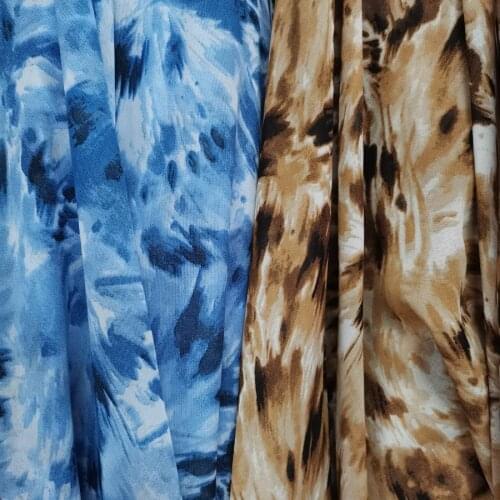 DIY Dress Dropping Chiffon Ombre Tie Dye Soft Breathable Fabric Trousers Craft Scarf Material DIY Tissue Ribbon Skirt Fabric