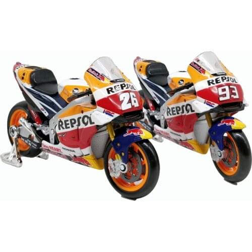 Maisto 1:18 Honda Repsol Team RC213V #26 Dani Pedrosa #93 Marc Marquez 2018 Racing Diecast Motorcycle