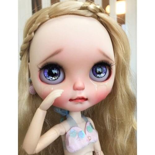 Customization doll DIY joint body Nude blyth doll For Girls nude doll cute doll 2019