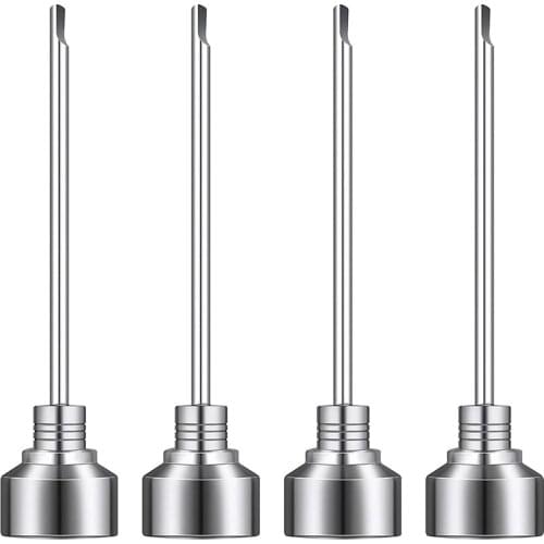 4 Pieces Wax Carving Tools Metal Wax Tool Temperature Controller Accessories for Male and Female 10mm 14mm 18mm Fittings