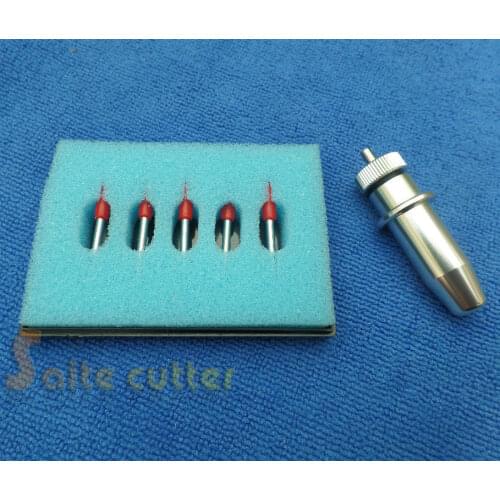 Jaguar Gcc Cutting Plotter Signpal Vinyl Cutter Blade Holder +5 pcs Roland 45 degree Blades