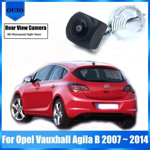 HD Fisheye Rear View Camera For Opel Vauxhall Agila B 2007 2008 2009 2010 2011 2012 2013 2014 Backup Parking Reversing Camera