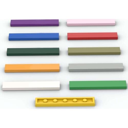 10PCS Building Blocks 6636 1x6 Light Panel Bricks Assembles Particles DIY Assembly Parts Education Toys For Children Kids Gifts