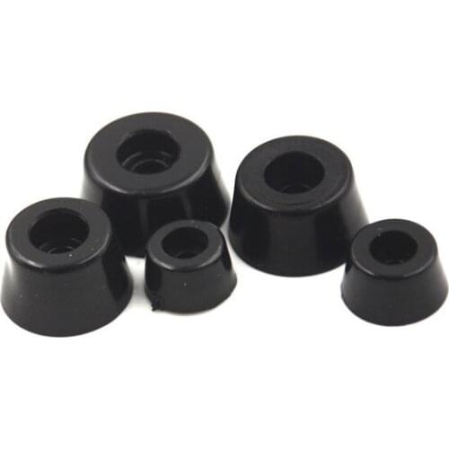 10pcs Black Rubber Feet Chair Floor Protector Non-slip Furniture Feet Table Leg Cover Cabinet Bottom Pads Funiture Legs