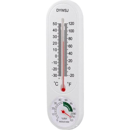 Wall Hanging Thermometer for Indoor Outdoor Home Garden Greenhouse Planting Humidity Meter Temperature Monitor Measurement Tool