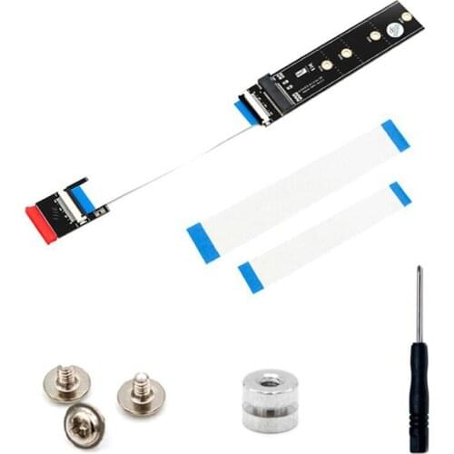 NEW-NGFF M.2 Key M to Key A+E Extension Cable NGFF Key M to A+E Adapter Card for Laptop SSD Adapter Accessories