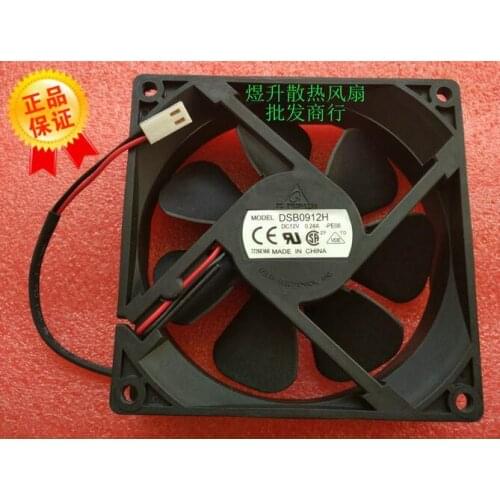 Original Delta DSB0912H DC12V 0.24A 92*92*25mm 9025 9225 9cm 2-line Case Cooling Fan