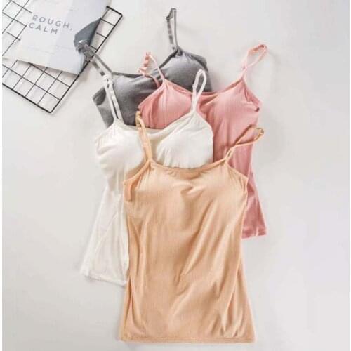 Sexy Women Padded Bra Vest Spaghetti Strap Tops Bracelete Push Up Bra Vest Tank Cami Sleeveless Tank Top Underwear