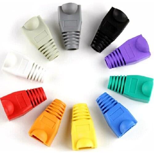 20Pcs RJ45 8P8C Network Cable Connector Adapter Cover Cap / Boot for CAT 6/5/5e