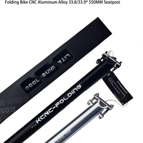 KCNC LITE WING 7000 33.9 *550mm Super long foldable bicycle Seat Post Folding Bike Super light Seat Post M6 Titanium bolts