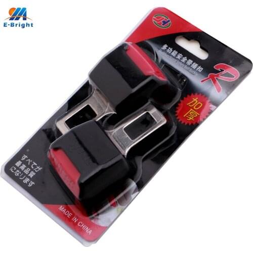 YM E-Bright 2PCS Newest Universal Car styling Car Auto Supplies Seat Insert Extenter Belt Clip Safety Belts Buckle