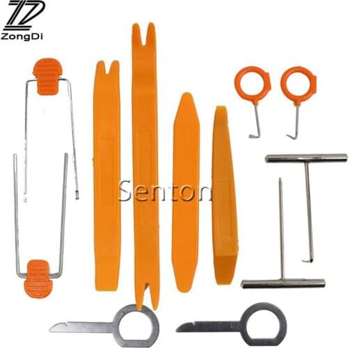ZD 12Pcs Car Panel Pry Disassembly Tool For BMW E46 E60 Ford focus 2 Mazda 3 Volkswagen Polo Golf 4 Skoda octavia Kia rio Abarth