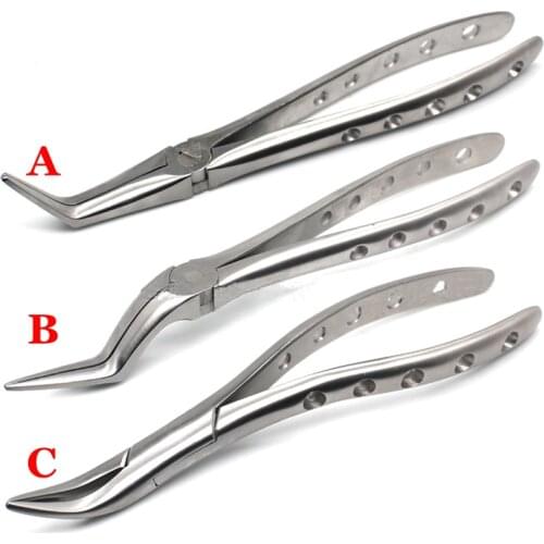 1PC Dental Residual root forceps Extraction pliers dentist tools instruments