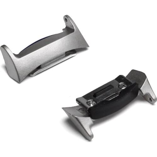 Watchband Adapter for Samsung Gear S2 SM-R720 / R730 20mm Watch Strap Connector Stainless Steel 2 Pieces Black Rose Gold Silver